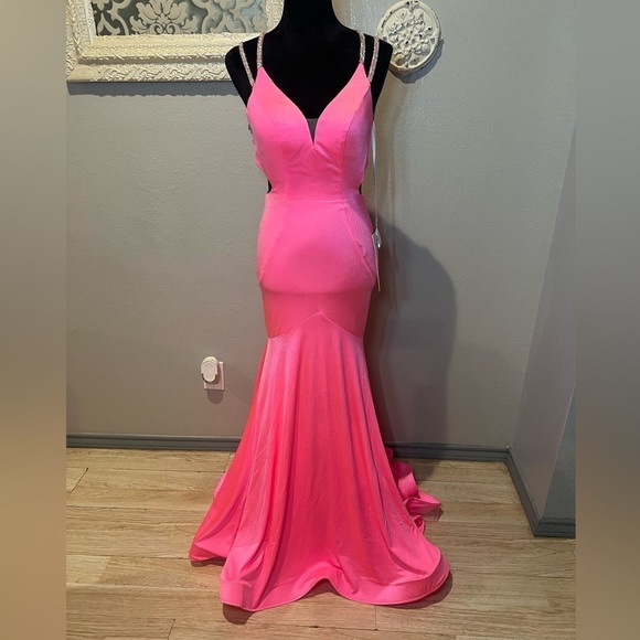 Rachel allan pink formal prom dress - Picture 2 of 12